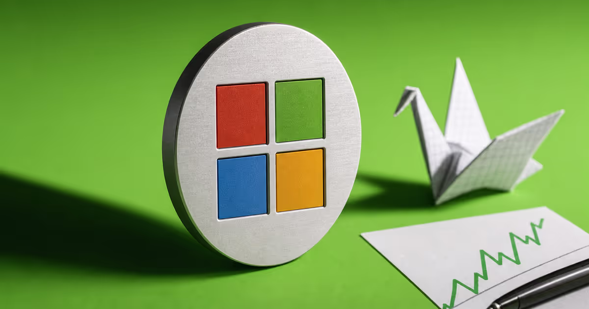 ☕️ Microsoft jumps 8% as Meta sinks 10%